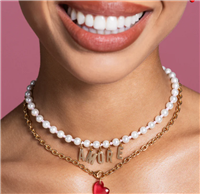 Charm Rue des Mille Woman Charm Bar in Brass CB-LCN IN L - CB-LCN IN L